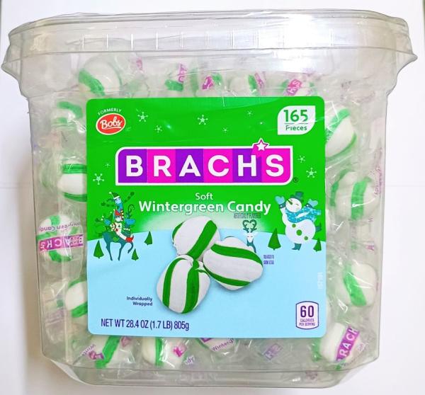 BRACH'S Soft 'Wintergreen' Candy 165 Stück 805 gr